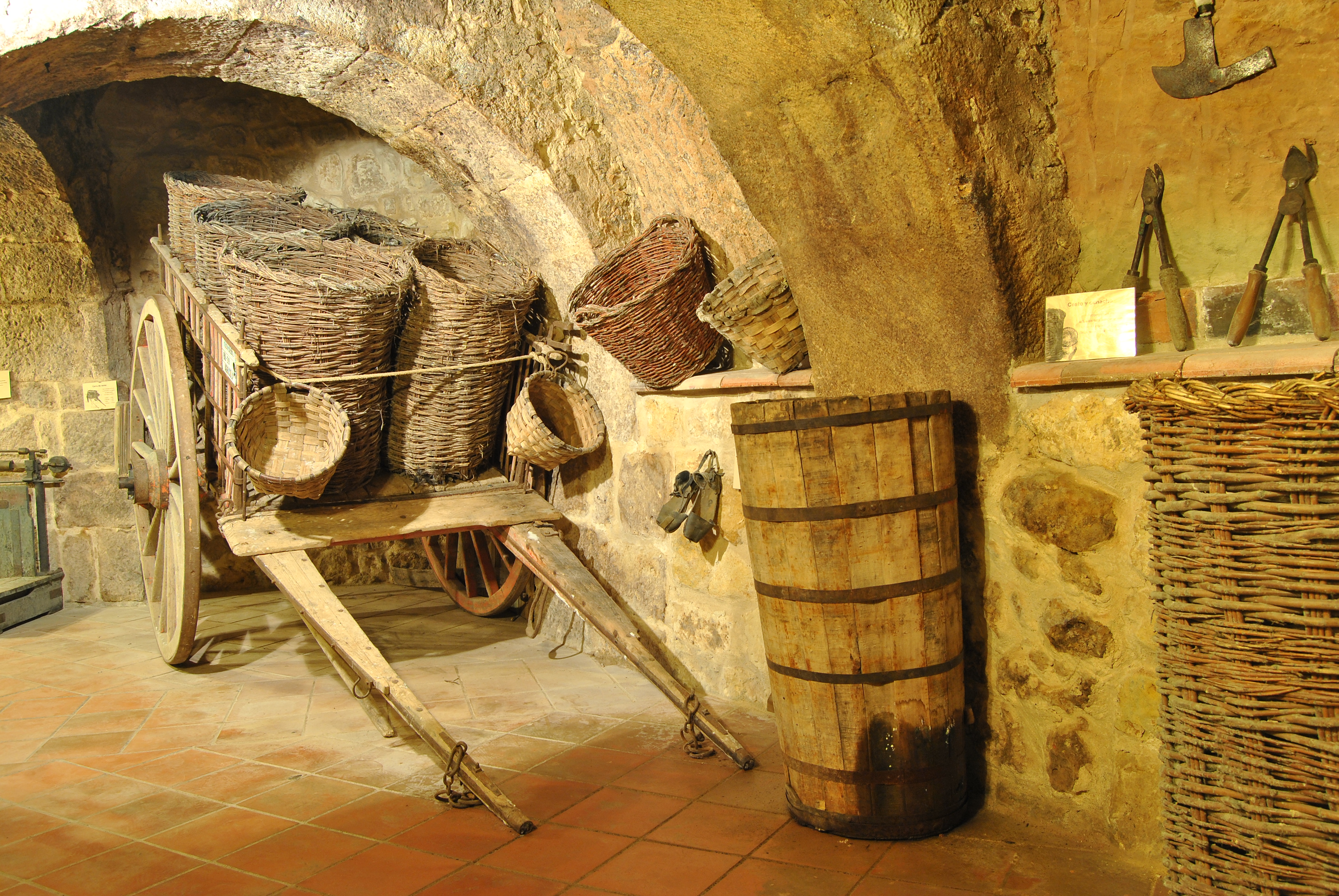 Bodega subterránea en Aranda de Duero